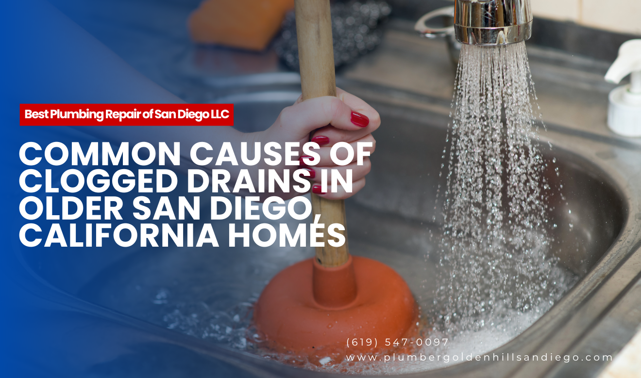 why drains clog in older houses San Diego