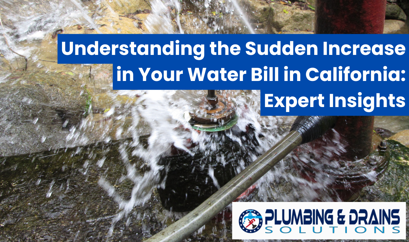 why is my water bill suddenly so high