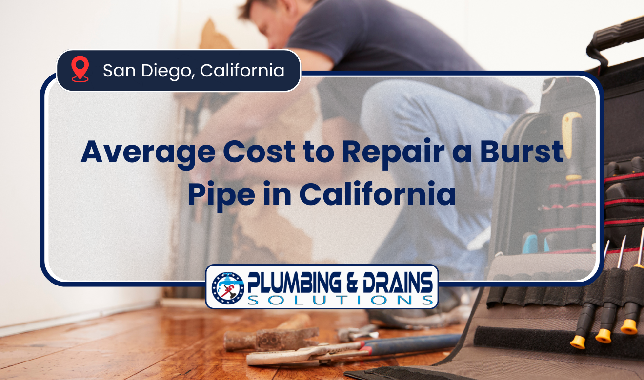 average cost to repair a burst pipe