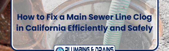 How to Fix a Main Sewer Line Clog in California Efficiently and Safely
