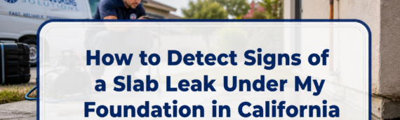How to Detect Signs of a Slab Leak Under My Foundation in California